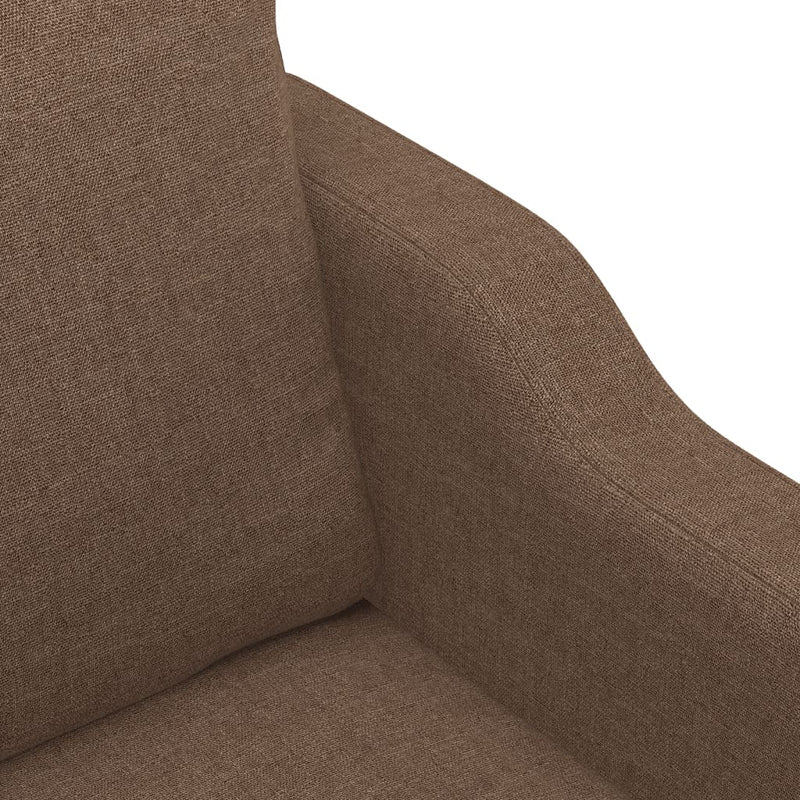 vidaXL barna szövet kanapéfotel 60 cm