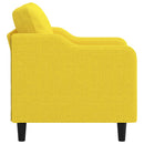 vidaXL világossárga szövet kanapéfotel 60 cm