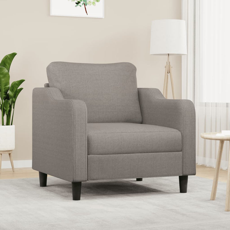 vidaXL tópszínű szövet kanapéfotel 60 cm