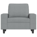 vidaXL világosszürke szövet kanapéfotel 60 cm