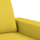 vidaXL világossárga szövet kanapéfotel 60 cm
