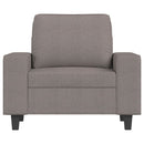 vidaXL tópszínű szövet kanapéfotel 60 cm