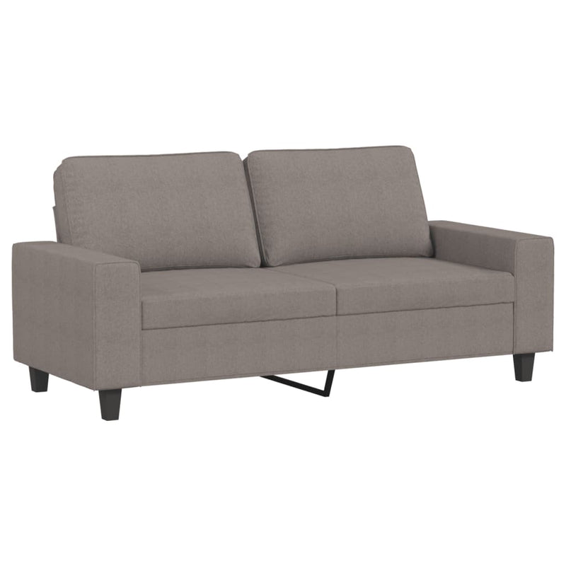 vidaXL kétszemélyes tópszínű szövet kanapé 140 cm