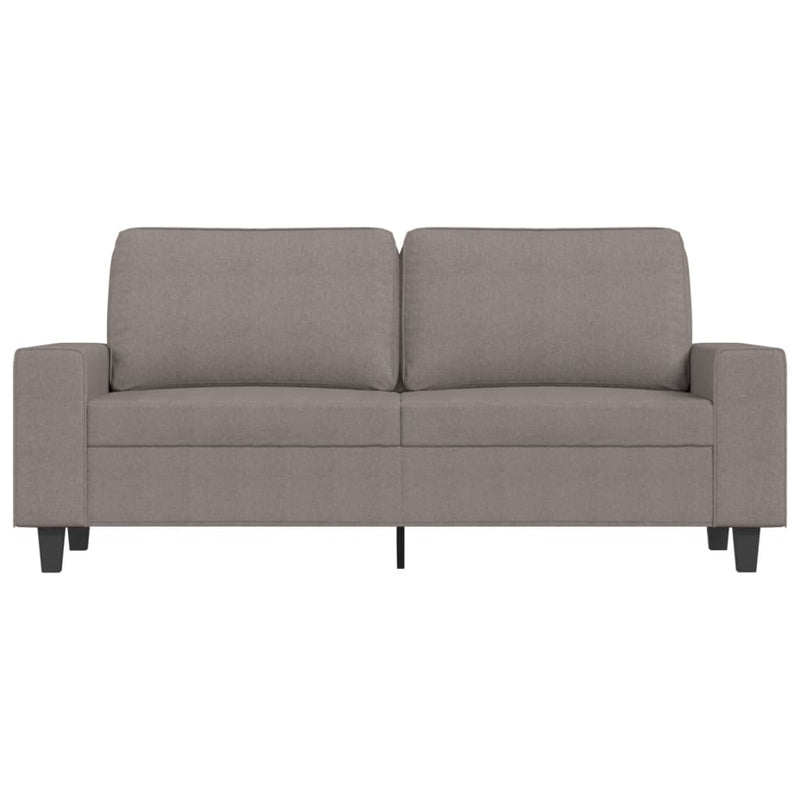 vidaXL kétszemélyes tópszínű szövet kanapé 140 cm