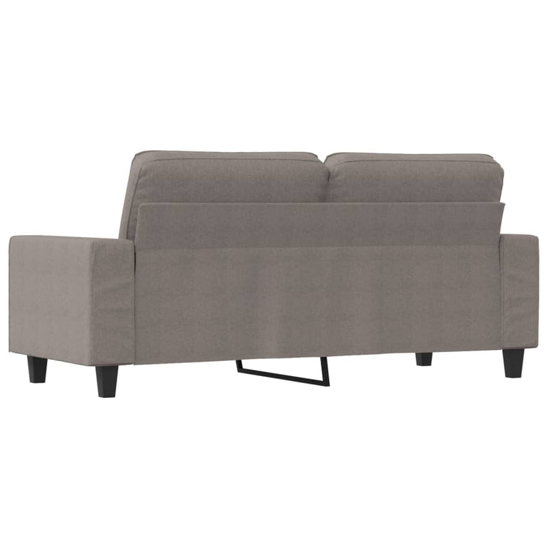 vidaXL kétszemélyes tópszínű szövet kanapé 140 cm