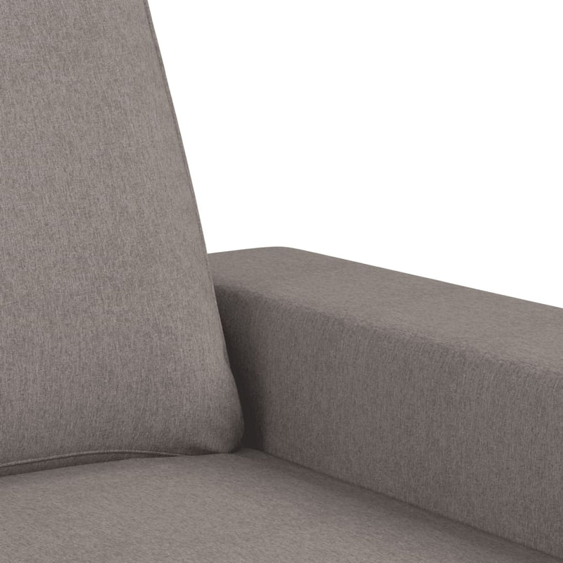 vidaXL kétszemélyes tópszínű szövet kanapé 140 cm