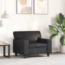 vidaXL fekete műbőr kanapéfotel 60 cm