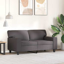 vidaXL 2 személyes szürke műbőr kanapé 120 cm