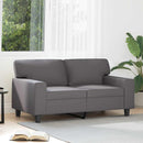 vidaXL 2 személyes szürke műbőr kanapé 120 cm