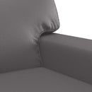 vidaXL 2 személyes szürke műbőr kanapé 140 cm
