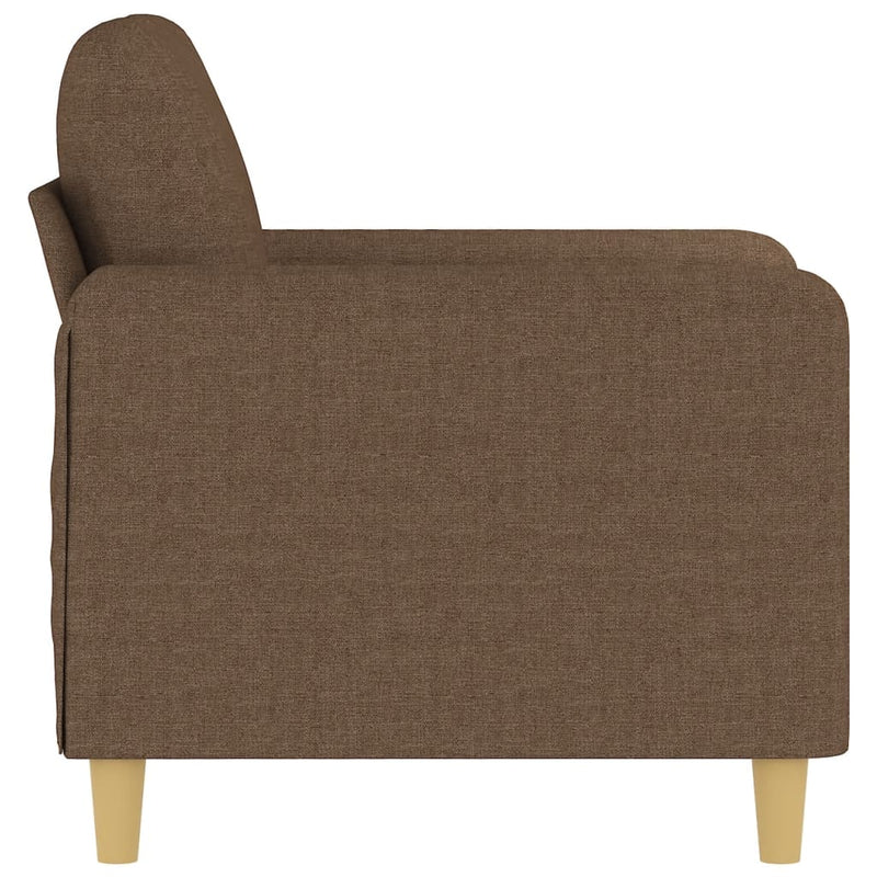 vidaXL barna szövet kanapéfotel 60 cm