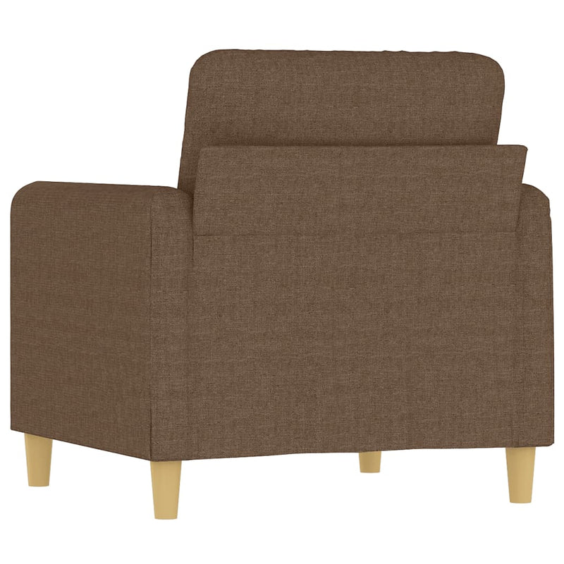 vidaXL barna szövet kanapéfotel 60 cm