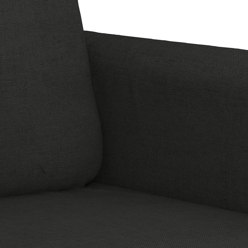 vidaXL fekete szövet kanapéfotel 60 cm