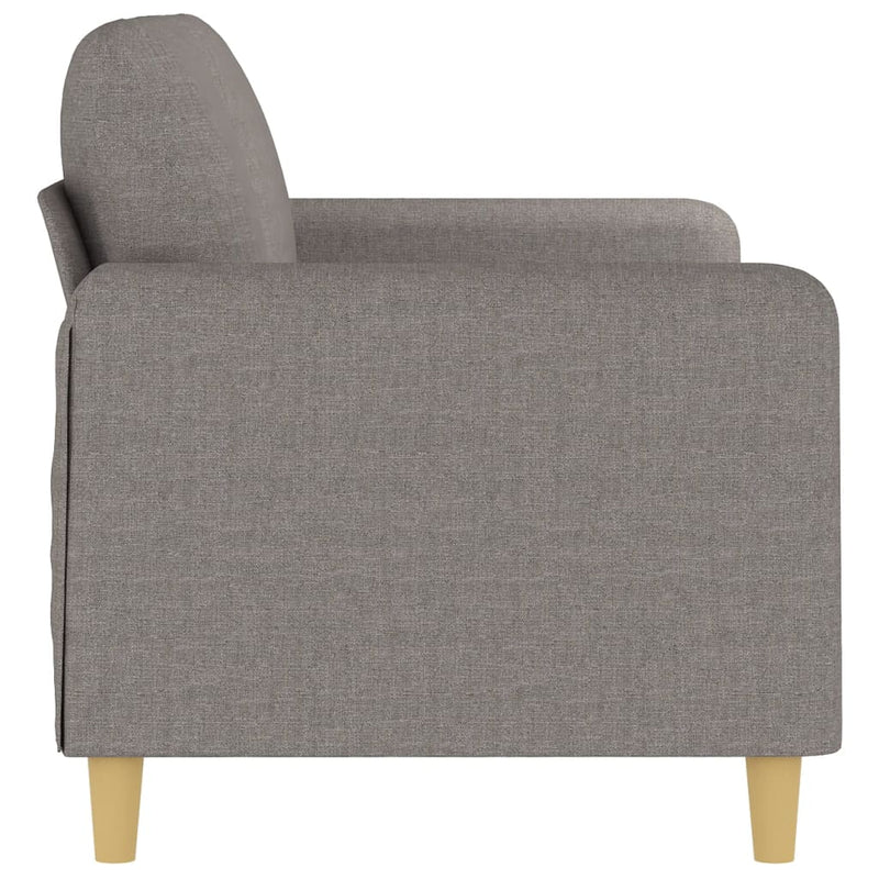 vidaXL kétszemélyes tópszínű szövet kanapé 140 cm