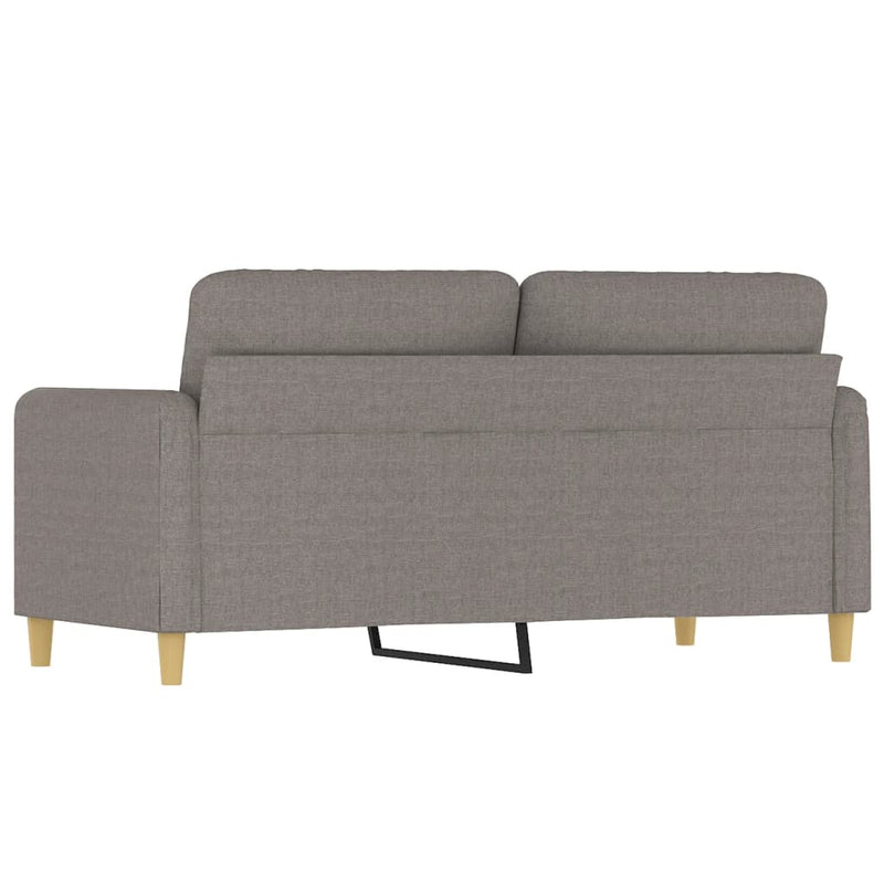vidaXL kétszemélyes tópszínű szövet kanapé 140 cm