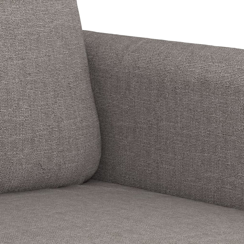 vidaXL kétszemélyes tópszínű szövet kanapé 140 cm