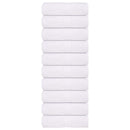 vidaXL Mosdótörölközők FROGN 10 db Fehér 30 x 30 cm 360 100% Pamut