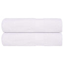 vidaXL 2 db FROGN mintás kéztörlő fehér 50 x 100 cm 360 g/m²