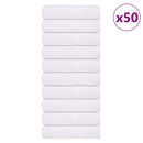 vidaXL 50 db FROGN mintás kéztörlő fehér 50 x 100 cm 360 g/m²