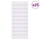 vidaXL 25 db FROGN fürdőlepedő fehér 100 x 150 cm 360 g/m²