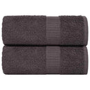 vidaXL 2 db antracit színű FROGN mosdótörlő 30 x 30 cm 360 g/m²