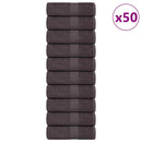 vidaXL 50 db antracit színű FROGN mosdótörlő 30 x 30 cm 360 g/m²