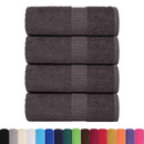 vidaXL 4 db antracit színű FROGN vendégtörölköző 30 x 50 cm 360 g/m²