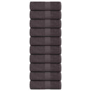 vidaXL 10 db antracit színű FROGN vendégtörölköző 30 x 50 cm 360 g/m²
