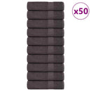 vidaXL 50 db antracit színű FROGN kéztörlő 50 x 100 cm 360 g/m²