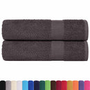 vidaXL 2 db antracit színű FROGN zuhanytörölköző 70 x 140 cm 360 g/m²