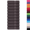 vidaXL 10 db antracit színű FROGN fürdőlepedő 100 x 150 cm 360 g/m²