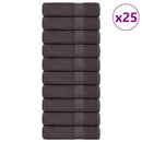 vidaXL 25 db antracit színű FROGN fürdőlepedő 100 x 150 cm 360 g/m²