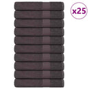 vidaXL 25 db antracitszürke FROGN szaunatörölköző 80x200 cm 360 g/m²