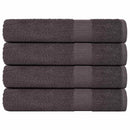 vidaXL 4 db antracit színű FROGN törölköző 100 x 200 cm 360 g/m²