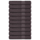 vidaXL 10 db antracit színű FROGN törölköző 100 x 200 cm 360 g/m²