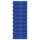 vidaXL 10 db kék színű vendégtörölköző FROGN 30 x 50 cm 360 g/m²