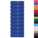 vidaXL 10 db kék színű vendégtörölköző FROGN 30 x 50 cm 360 g/m²