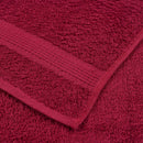 vidaXL 4 db bordói színű FROGN mosdótörlő 30 x 30 cm 360 g/m²