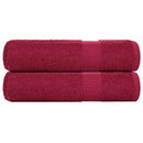 vidaXL 2 db FROGN bordó kéztörlő 50 x 100 cm 360 g/m²