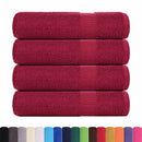 vidaXL Zuhanytörülközők FROGN 4 db Bordeaux 70x140 cm 360 gsm