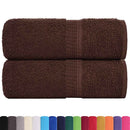 vidaXL 2 db barna FROGN mosdótörlő 30 x 30 cm 360 g/m²