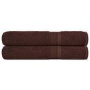 vidaXL Törölközők FROGN 2 db Barna 100 x 200 cm 360 100% Pamut