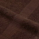 vidaXL 10 db FROGN törölköző barna 100 x 200 cm 360 g/m²