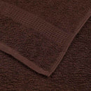 vidaXL 10 db FROGN törölköző barna 100 x 200 cm 360 g/m²