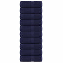 vidaXL 10 db sötétkék FROGN vendégtörölköző 30 x 50 cm 360 g/m²