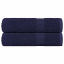 vidaXL 2 db sötétkék FROGN zuhanytörölköző 70 x 140 cm 360 g/m²
