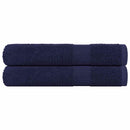vidaXL 2 db sötétkék szaunatörölköző FROGN 80 x 200 cm 360 g/m²