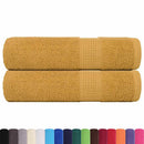 vidaXL 2 db arany színű FROGN zuhanytörölköző 70 x 140 cm 360 g/m²