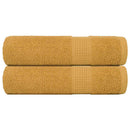 vidaXL 2 db arany színű FROGN fürdőlepedő 100 x 150 cm 360 g/m²