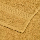 vidaXL 2 db arany színű FROGN fürdőlepedő 100 x 150 cm 360 g/m²